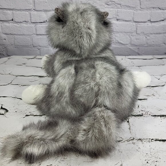 Folkmanis Timberwolf Full-Body Plush Hand Puppet Lifelike Gray Wolf Storytelling - Picture 3 of 11